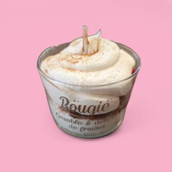 Bougie CRUMBLE & DELICE DE FRAISES